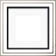 Ramka Lumarko 30x30 cm na zdjęcia plakaty puzzle kwadratowa z passe partout plexsi 5