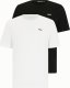 Fila Koszulka męska Brod 2pak biała, czarna FAM0083 83072 5XL 1