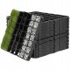 GardenPlus Kratka Trawnikowa Czarna Geokrata Parkingowa Ogrodowa 50x50x3cm 180T 10szt 1