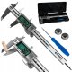 Powermat Suwmiarka cyfrowa LCD 150 MM 0,01 MM pomiar wewnętrzny zewnętrzny 2 baterie 1