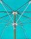 Beliani Parasol ogrodowy 232 cm SESTRIERE Turkusowy 10