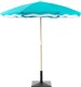 Beliani Parasol ogrodowy 232 cm SESTRIERE Turkusowy 6