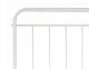Beliani Rozsuwane łóżko dziecięce Metal ANAIS 90 x 200 cm Złamana biel (686772 Bel) 2