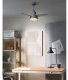 Lampa sufitowa Beliani Wentylator sufitowy z lampą STRAWBERRY z pilotem LED Szary (683867 Bel) 2
