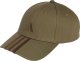 Adidas Czapka z daszkiem adidas 3-Stripes New Logo Baseball oliwkowa KE5878 Dorośli M/L 1