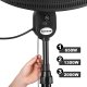 Bauerkraft Parasol ogrzewacz elektryczny promiennik tarasowy stojący wiszący 2000W 5