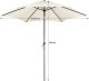 Ambiance Składany parasol ogrodowy balkonowy regulowany 300 cm beżowy 50UV Bauerkraft 4