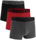Under Armour Bokserki męskie UNDER ARMOUR Czarne - Czerwone - 3 PAK Performance XXL 1