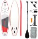 Halo-Fit FUNWATER Deska SUP do pływania czerwono-biała 5