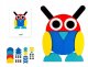click4TOYS Drewniane Puzzle Układanka Gra Logiczna Montessori 6