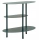 CMK Meble Stolik nocny SATURN, metalowy, morski, 49,5x27,5x49,5 cm 2