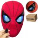Anek Maska Spider-Man Ruchome Świecące Oczy LED Sterowanie Pierścieniem Braders 1