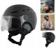 TnB Kask + szybka ochronna + nauszniki miejski rower hulajnoga skuter L 58-62 / Umhelmvsl (SB11504) 1