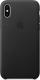 Apple iPhone X Leather Case czarne (MQTD2ZM/A) 1