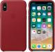 Apple iPhone X Leather Case czerwone (MQTE2ZM/A) 3