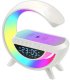 Lampa stołowa iHome Nocna oświetlenie biurko RGB Ładowarka Zegar Budzik Głośnik (5905370220339) 1