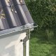 vidaXL Osłona na liście rynny 2 pcs srebrny 110 mm Stal nierdzewna 1