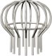 vidaXL Osłona na liście rynny 2 pcs srebrny 110 mm Stal nierdzewna 5
