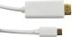 Kabel USB Qoltec USB-C - HDMI 1 m Biały (50414) 1