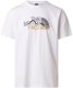 The North Face Koszulka M Mountain Line Regular Tee męska : Kolor - Biały, Rozmiar - M 1
