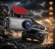 Wideorejestrator Farrot Samochodowy 4k UHD przód WIFI GPS tył full HD kamera auto 4