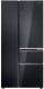 Lodówka Haier S+ 4D 7 No Frost 601 L wysokość 190 cm czarny - SBS Lodówka (HSPR79F19DNGG) 1