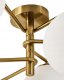 Lampa sufitowa Beliani Lampa sufitowa ISAR Metal Złoty 1