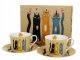 DUO Porcelanowa filiżanka z uroczym motywem kotów 230ml 2