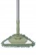 Mop Koopman Mop podłogowy płaski trójkątny metalowy trzonek mix kolorów 25x120cm 1szt 5