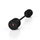 Marbo Sport Sztanga prosta gumowana 50 kg MARBO SPORT czarny mat 1