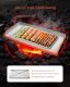 BBQ Płyta grillowa stalowa 809x370 mm uniwersalna z uchwytem do BBQ i biwaku 3