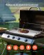 BBQ Płyta grillowa stalowa 809x370 mm uniwersalna z uchwytem do BBQ i biwaku 7