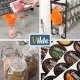 Vilde Półka na przyprawy z pojemnikami 24 szt. + 90 naklejek 4