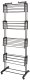 Suszarka na pranie Vilde Suszarka na pranie metalowa czarna pionowa na kółkach XXL 74,5x64x225 cm 6
