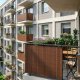 Springos Osłona PVC maskująca na balkon, taras, ogrodzenie 500x120 cm brązowa Uniwersalny 2
