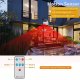 Kamera IP Tech-Led Solarna lampka i atrapa kamery monitoringu zewnętrzna z pilotem IR 5