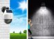 Kamera IP Tech-Led Solarna lampka i atrapa kamery monitoringu zewnętrzna z pilotem IR 8