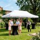 Springos Namiot handlowy 3x6 m pawilon na imprezy catering biały Uniwersalny 3