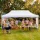 Springos Namiot handlowy 3x6 m pawilon na imprezy catering biały Uniwersalny 4