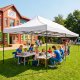 Springos Namiot handlowy 3x6 m pawilon na imprezy catering biały Uniwersalny 5