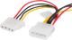 Lanberg Molex - Molex x2, 0.15m, Wielokolorowy (CA-HDHD-10CU-0015) 2