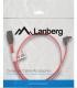 Lanberg SATA - SATA, 0.5m, Czerwony (CA-SASA-13CU-0050-R) 2