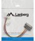 Lanberg Molex - SATA, 0.15m, Wielokolorowy (CA-SAHD-10CU-0015) 4
