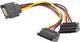 Lanberg SATA 15-pin - SATA 15-pin x2, 0.15m, Wielokolorowy (CA-SASA-10CU-0015) 1