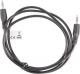 Kabel Lanberg Jack 3.5mm - Jack 3.5mm 2m czarny (CA-MJMJ-10CC-0020-BK) 3