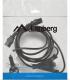 Kabel zasilający Lanberg CEE 7/7 - 2x IEC 320 C13, 2m czarny (CA-C13C-13CC-0018-BK) 3