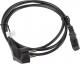 Kabel zasilający Lanberg CEE 7/7 - IEC 320 C13, 1.8m czarny (CA-C13C-11CC-0018-BK) 1