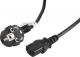 Kabel zasilający Lanberg CEE 7/7 - IEC 320 C13, 3m, czarny (CA-C13C-11CC-0030-BK) 2