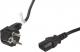 Kabel zasilający Lanberg CEE 7/7 - IEC 320 C13, 5m, czarny (CA-C13C-11CC-0050-BK) 2