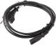 Kabel zasilający Lanberg radiowy CEE 7/16 - IEC 320 C7, 1.8m, czarny (CA-C7CA-11CC-0018-BK) 1